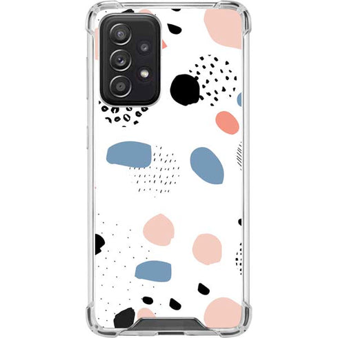 Patterned Dots Galaxy A52 5G Clear Case