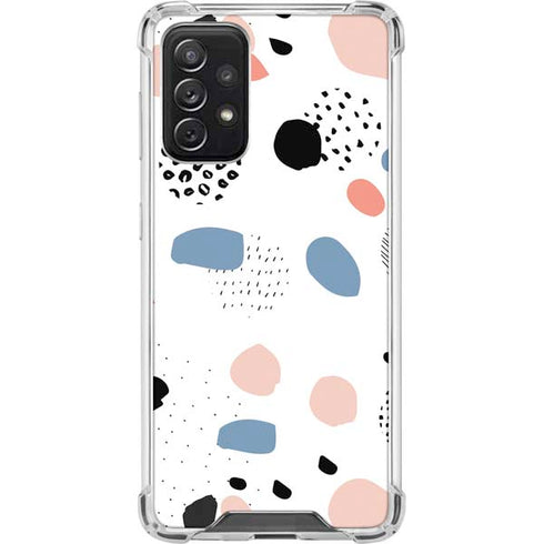 Patterned Dots Galaxy A72 5G Clear Case