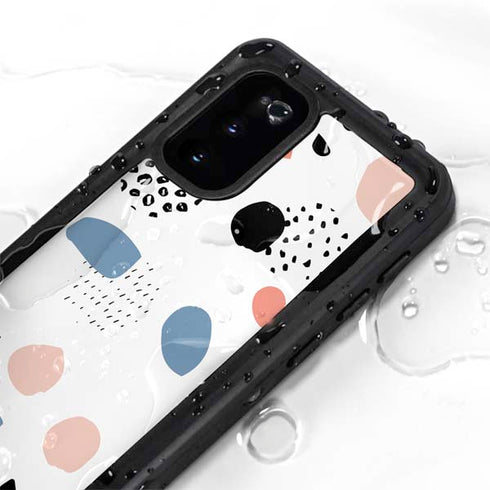 Patterned Dots Galaxy S20 Waterproof Case