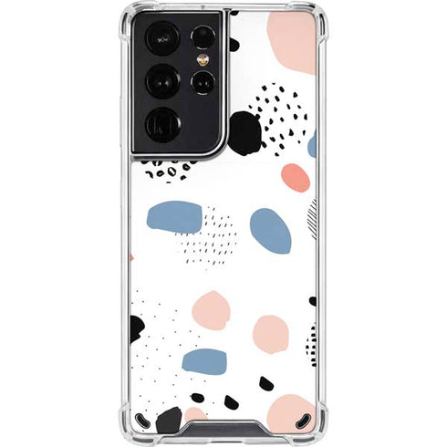 Patterned Dots Galaxy S21 Ultra 5G Clear Case