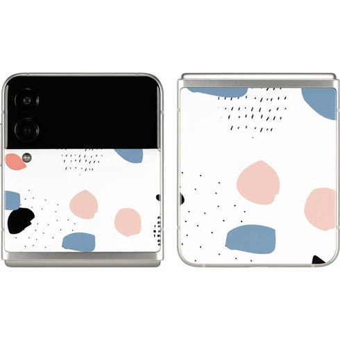 Patterned Dots Galaxy Z Flip3 5G Skin