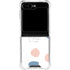 Patterned Dots Galaxy Z Flip5 5G Clear Case