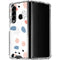 Patterned Dots Galaxy Z Fold4 5G Clear Case
