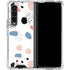 Patterned Dots Galaxy Z Fold4 5G Clear Case