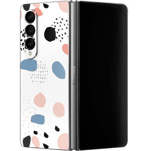 Patterned Dots Galaxy Z Fold4 5G Skin