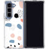Patterned Dots Galaxy Z Fold5 5G Clear Case