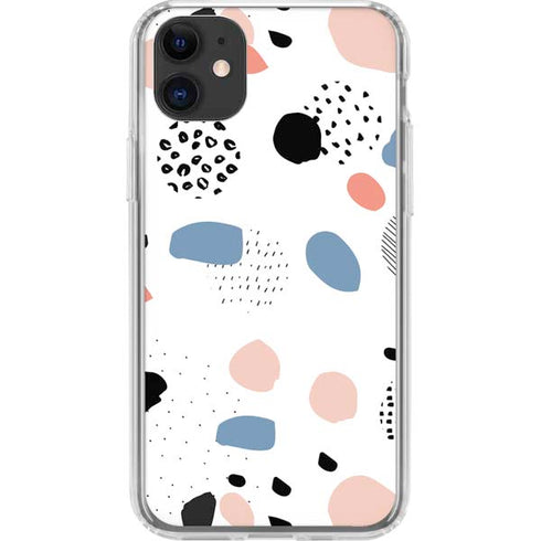 Patterned Dots iPhone 11 Clear Case