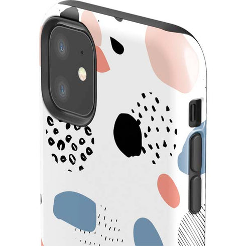 Patterned Dots iPhone 11 Impact Case