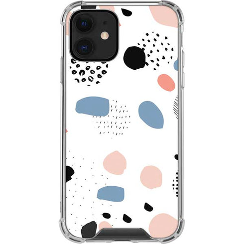 Patterned Dots iPhone 12 Clear Case