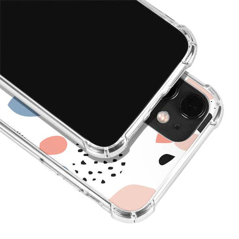 Patterned Dots iPhone 12 Mini Clear Case