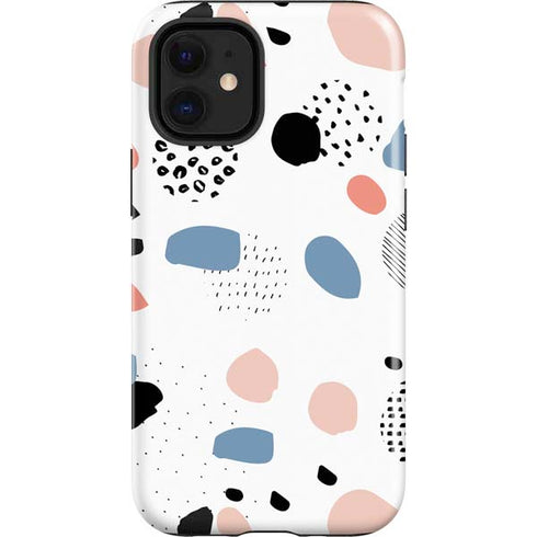 Patterned Dots iPhone 12 Mini Impact Case