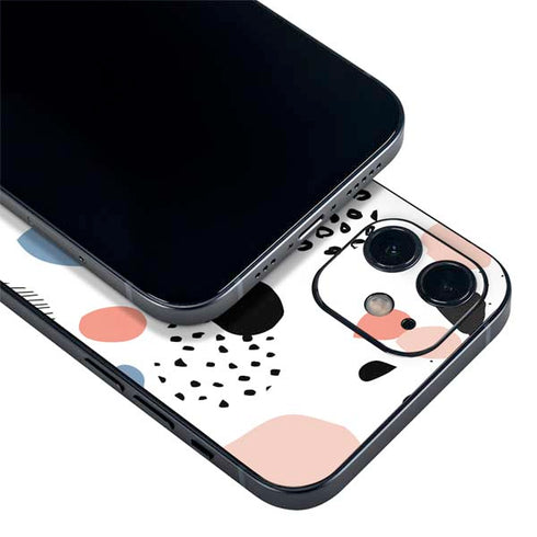 Patterned Dots iPhone 12 Mini Skin