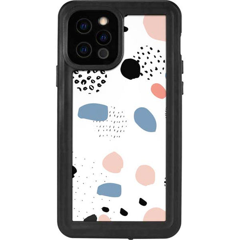 Patterned Dots iPhone 12 Pro Waterproof Case