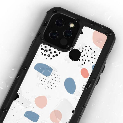 Patterned Dots iPhone 12 Pro Waterproof Case