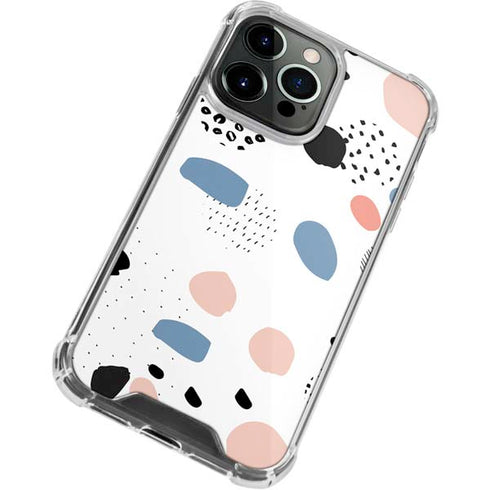 Patterned Dots iPhone 13 Pro Clear Case