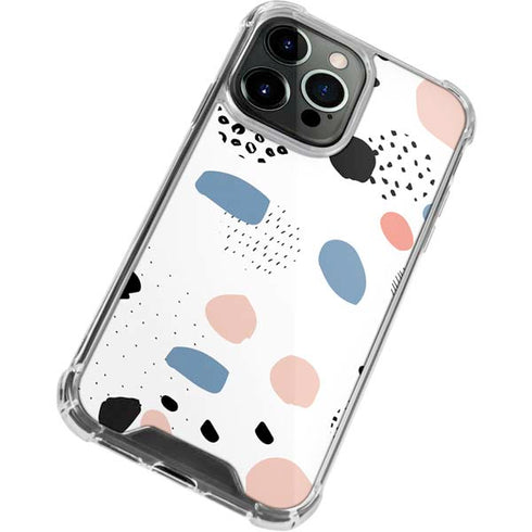 Patterned Dots iPhone 13 Pro Max Clear Case