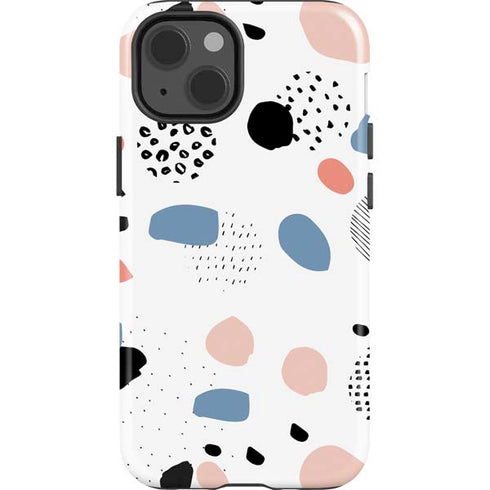 Patterned Dots iPhone 15 Impact Case