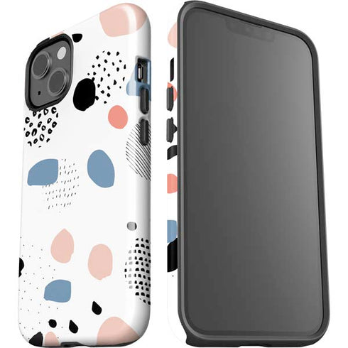Patterned Dots iPhone 15 Impact Case