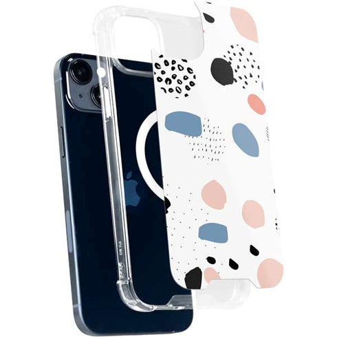 Patterned Dots iPhone 14 Plus MagSafe Case