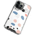 Patterned Dots iPhone 14 Pro Clear Case
