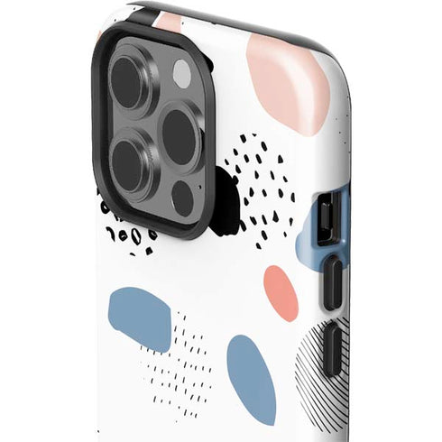 Patterned Dots iPhone 15 Pro Impact Case