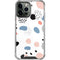Patterned Dots iPhone 14 Pro Max Clear Case