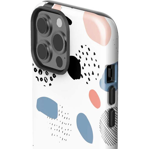 Patterned Dots iPhone 15 Pro Max Impact Case