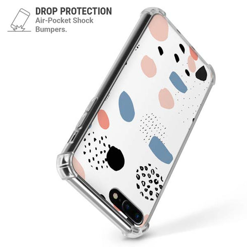 Patterned Dots iPhone 7/8 Plus Clear Case