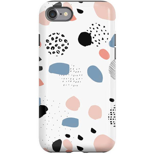 Patterned Dots iPhone SE (2nd & 3rd Gen) Pro Case