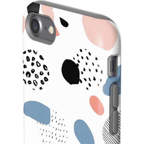 Patterned Dots iPhone SE (2nd & 3rd Gen) Pro Case