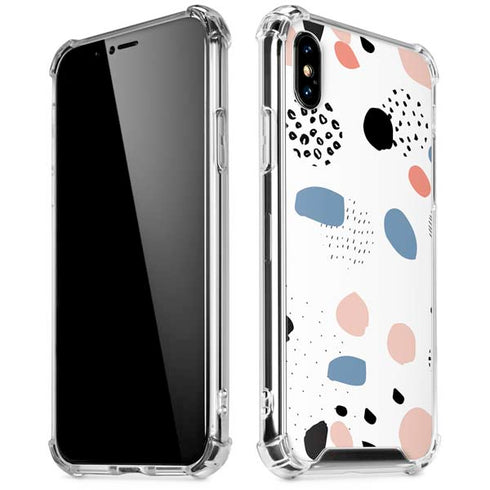 Patterned Dots iPhone XS Max Clear Case