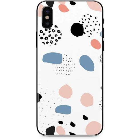 Patterned Dots iPhone XS Skin