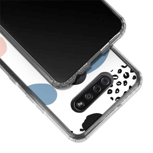Patterned Dots LG K51/Q51 Clear Case