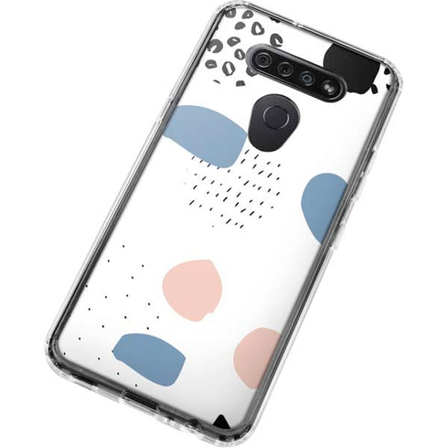 Patterned Dots LG K51/Q51 Clear Case