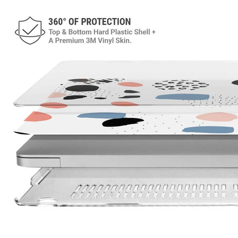 Patterned Dots MacBook Air 15in (2023-2025) Case plus Skin