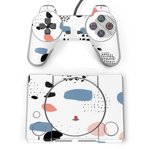 Patterned Dots PlayStation Classic Bundle Skin