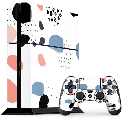 Patterned Dots PS4 Console and Controller Bundle Skin
