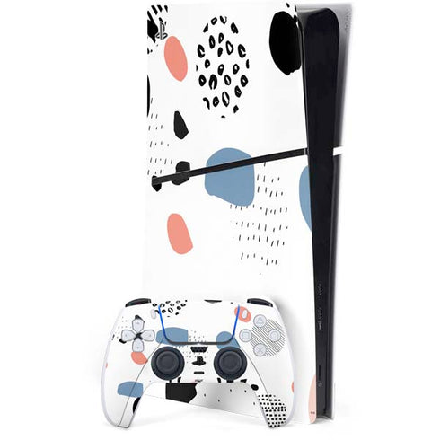 Patterned Dots PS5 Slim Digital Edition Console Skin