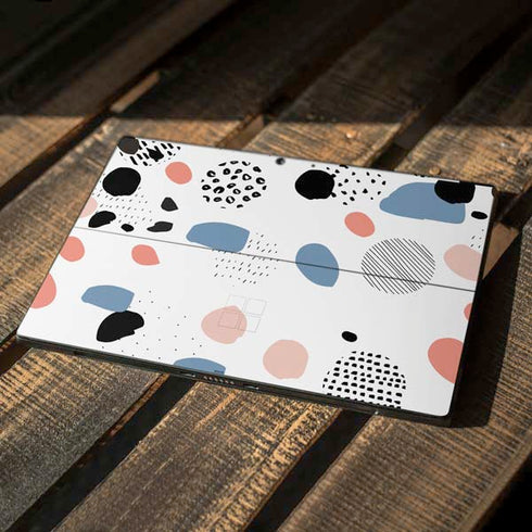 Patterned Dots Surface Pro 7 Skin