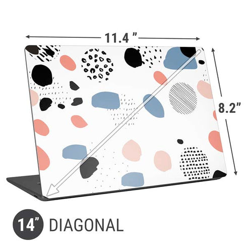 Patterned Dots Universal Laptop 14in (11.4 x 8.2in) Skin