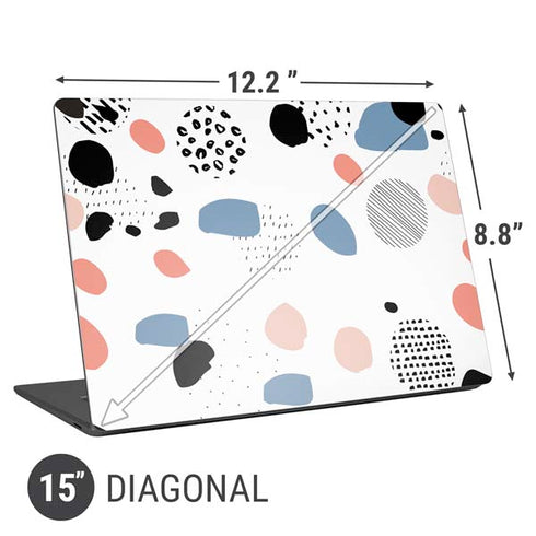 Patterned Dots Universal Laptop 15in (12.2 x 8.8in) Skin
