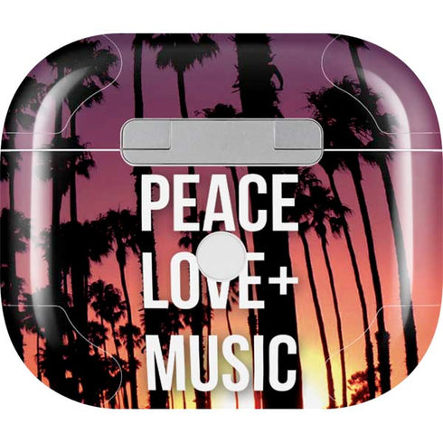 Peace Love And Music Apple AirPods (3rd Gen 2021) Skin