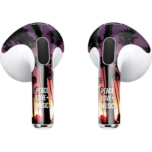 Peace Love And Music Apple AirPods (3rd Gen 2021) Skin