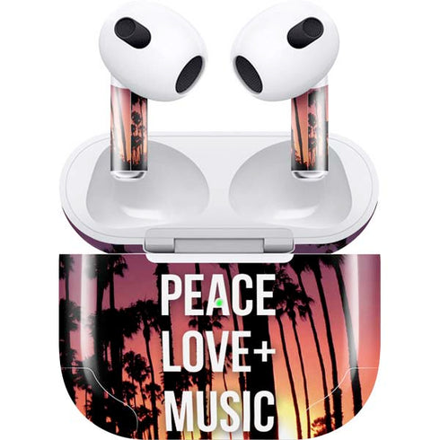 Peace Love And Music Apple AirPods (3rd Gen 2021) Skin