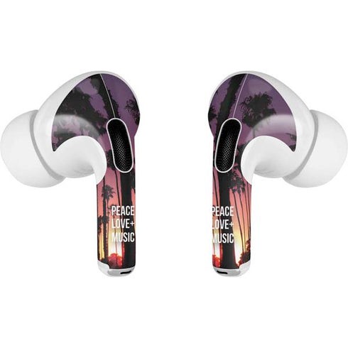 Peace Love And Music Apple AirPods Pro Skin