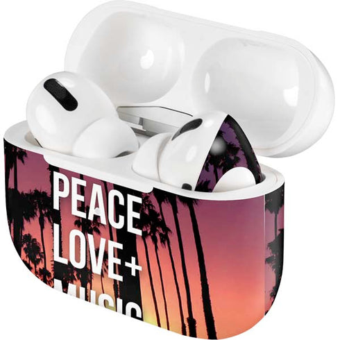 Peace Love And Music Apple AirPods Pro Skin