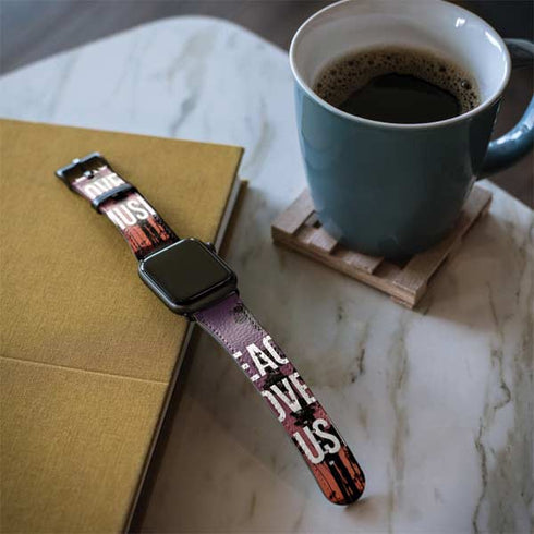 Peace Love And Music Apple Watch Band 38-40mm