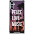Peace Love And Music Galaxy A13 5G Clear Case