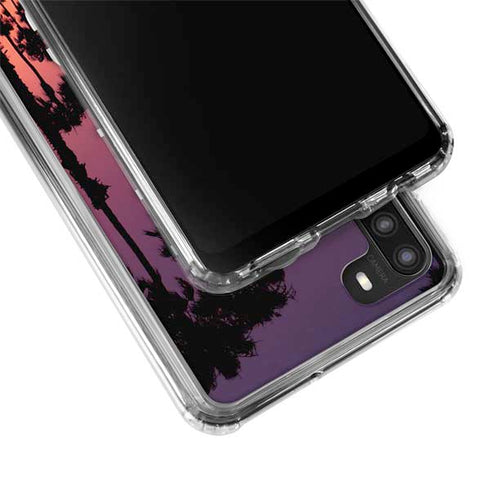 Peace Love And Music Galaxy A21 Clear Case
