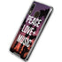 Peace Love And Music Galaxy A30 Clear Case